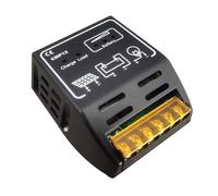 Malloy Regolatore di Carica Solare Automatico, Controller di Carica 10A per Solari, Batteria A Celle Solari, Protezione Sicura del Caricatore.