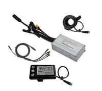 Malloy Regolatore di Sinusoidale per Bici Elettrica A Tre modalità 24V/36V/48V 17A con Display LCD S866, Connettore Impermeabile per Bici Elettrica da 350 W