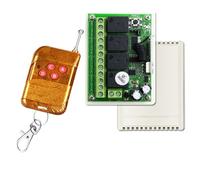 Malloy Ricevitore Modulo Relè 433 MHz 12V 24V con Trasmettitore Interruttore di Controllo Remoto Wireless per Motore Luce Garage DIY