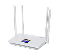 Malloy Router Wireless 4G 300Mbps CAT4 32 Utenti RJ45 WAN LAN Modem Wireless Rete LTE Hotspot Slot per Scheda SIM Facile da Usare Spina Europea Bianca