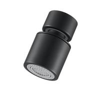 Malloy Rubinetto Della Cucina Testa di Spruzzo Filtro Rotante Regolabile Rubinetto Paraspruzzi Ugello Gorgogliatore Rubinetto del Della Cucina Facile Installazione Nero A