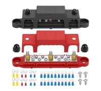 Malloy Sbarra Collettrice da 2 Pezzi, Blocco di 'Alimentazione 12V, Vite Terminale 10X 5/32 Pollici ()