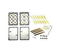 Malloy Scatola Batteria Saldatura FAI da TE, Supporto Batteria Ricaricabile per Kit di Accumulo Energia 12V 24V 48V, Adatto per Batterie Ad Alta Corrente 18650-6