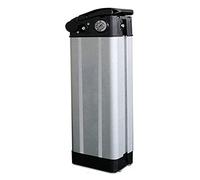 Malloy Scatola per Batteria al Litio nel Plastica per Bici Elettrica 36V / 48V / 60V per Supporto 18650 di Grande capacità Accessori per Biciclette, Testa