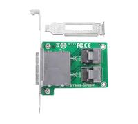 Malloy Scheda Adattatore MiniSAS da SFF-8087 A SFF-8088 Scheda SAS A Doppia Porta da Interna A Esterna