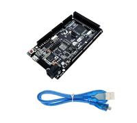 Malloy Scheda di Sviluppo WiFi R3 ATMEGA2560 + ESP8266 (32 MB di Memoria) USB-Ttl CH340G con Microcavo Blu da 30 cm