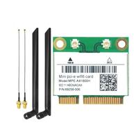Malloy Scheda WIFI6 RTL8852BE+2 Antenne AX1800M WiFi Bluetooth5.2 Adattatore Scheda WiFi 2,4 GHz/5 GHz 802.11ax per Win10/Win11