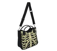 Malloy Scheletro Gotico Luminoso Teschi Rock Casual Femminili Punk Borsa Moda