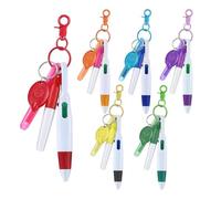 Malloy Set di Penne per Infermiere, Penna con Porta Badge Include Evidenziatore, Pennarello Indelebile, A LED, Torcia Elettrica, Penna A Sfera e 6 Set