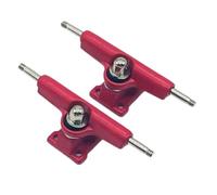 Malloy Skateboard da Dito con Gancio e Base per Skateboard da Dito Professionali Rosso