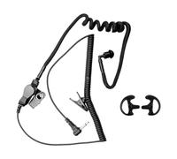 Malloy Sostituzione del Tubo 'Aria A Molla 'Auricolare Mono da 3,5 Mm. Sostituzione del Tappo Auricolare del Walkie-Talkie per La Cuffia Auricolare della Radio B