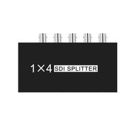 Malloy Splitter SDI Digitale 1X4 Splitter Multimediale Adattatore Extender SDI con Video TV 1080P per Proiettori, Monitor-Presa EU Facile da Installare Facile da Usare
