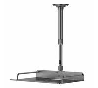 Malloy Staffa A Soffitto per Videoproiettore e Telecamera Regolabile da 40 A 80 Cm, Ideale per Videoconferenze e Ufficio A Casa.