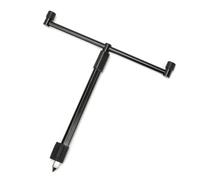 Malloy Supporto per Bastoncino da Pesca alla Carpa in Lega Regolabile in Altezza, Lunghezza Universale Regolabile, Fisso, per Picchetto da Pesca, 30 cm