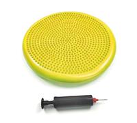 Malloy Tappetino per Equilibrio Yoga in PVC Giallo, Cuscino Massaggiante Gonfiabile, Allenatore per L'Equilibrio Fitness