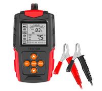 Malloy Tester per Batterie per Autoveicoli 12/24V Display LCD Analizzatore di Batterie Digitale per Batterie al -Acido Diagnostica per Motociclette per Auto Facile Installazione