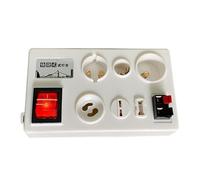 Malloy Tester per Lampadine per Lampade Lampadine Luce Tensione Potenza Supporto per E27 B22 E14 Spina EU