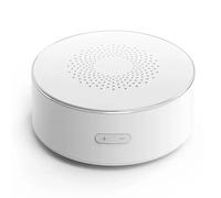Malloy Tuya Smart Zigbee Sirena Allarme Wireless Acustico e Visibile 100dB Anti-Manomissione Alimentazione CA Regolazione del Volume di Spina Europea