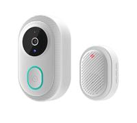 Malloy Tuya WiFi Video Doorbell Wireless HD Camera IR Alarm Security Smart Home WiFi Intercom Door Bell Camera per La Casa