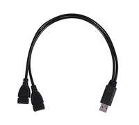 Malloy USB Adattatore Per Di Alimentazione A Doppio Splitter USB 2.0 A 2 A Doppio