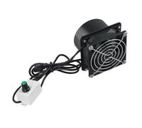 Malloy Ventilatore con Controllo Della Velocità USB, Aspiratore di Fumo, Estrattore di Fumi, Condotto di Scarico, Ventilatore con Velocità Regolabile USB