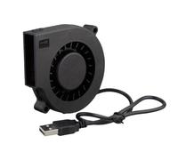 Malloy Ventola di Raffreddamento USB per Computer 5V 7515 A Doppia Palla Centrifuga, 75x15mm, Adatta per Inverter di Potenza, Pompa d'Aria del PC e Raffreddamento del Processore (CPU).