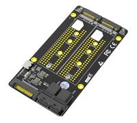 Malloy Versione da Doppio SSD M.2 NVME A Doppio Adattatore SFF-8643