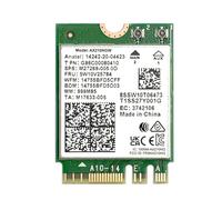 Malloy WiFi 6E AX210 Bluetooth 5..2 Scheda di Rete Wireless 5374 Mbps 2.4 GHz 5 GHz 6 GHz 802.11ax Adattatore Wi-Fi per PC Laptop