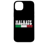 MALNATE City Italia Vintage Bandiera Italia per gli amanti dei viaggi Custodia per iPhone 14 Plus