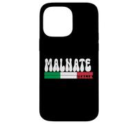 MALNATE City Italia Vintage Bandiera Italia per gli amanti dei viaggi Custodia per iPhone 14 Pro Max