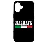 MALNATE City Italia Vintage Bandiera Italia per gli amanti dei viaggi Custodia per iPhone 16