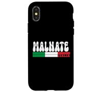 MALNATE City Italia Vintage Bandiera Italia per gli amanti dei viaggi Custodia per iPhone X/XS