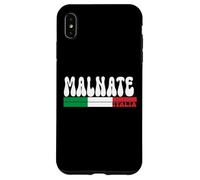 MALNATE City Italia Vintage Bandiera Italia per gli amanti dei viaggi Custodia per iPhone XS Max