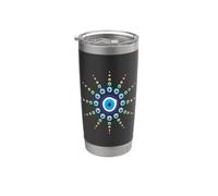 Malocchio protezione Occhio greco Spiriti maligni Evil Eye Bicchiere termico in acciaio inox doppia parete