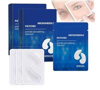 Malora - Benda per occhi Microglow con acido ialuronico e collagene, riduce gonfiore, occhiaie, rughe e linee sottili, illumina e rassoda la pelle (2 scatole)