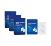 Malora Microglow Eye Patches, Everver Glowup Deep Care Microglow Patches, Malora Under EyePatches per rughe, per donne, viso, rughe, cura profonda, set di maschere per idratazione e lenitiva (3