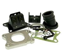 Malossi, bocchettoni di aspirazione MHR, Viton 21 mm, BETA SUPERMOTARD RR ALU 50 2T LC (MINARELLI AM 6)