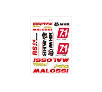 MALOSSI Foglio adesivi assortiti MALOSSI - 24,7x35 cm