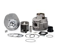 MALOSSI Gruppo Termico ø 68.5 Alluminio CVF2 Con Spinotto ø 16 Per Vespa Cosa - PX E 2t 200 cc, nero