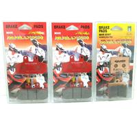 MALOSSI KIT PASTIGLIE PATTINI FRENI ANTERIORI POSTERIORI APRILIA SPORTCITY 250