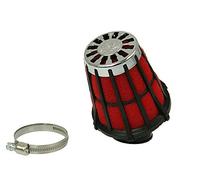 Malossi Racing - Filtro dell'aria a griglia 38 mm, colore: Rosso/Nero