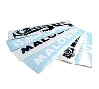 MALOSSI Set di adesivi MHR 25 pezzi, bianco, L 16 mm,