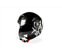 Malossi - UFO 3915640.B4 Casco Jet Sprint Nero Taglia M