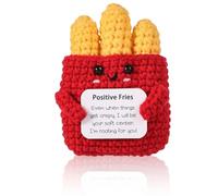 MALOUSUN Divertente patata positiva, patatine fritte, patata positiva, supporto emotivo, regalo per fidanzata