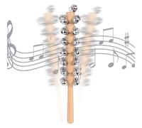 Malowany Kubek Książka | Giocattolo musicale a percussione da 30 cm - Campane con manico in legno per scuola e scuola materna, Idealny Dla Miłośników Książek Do Biura Domu Dekoracji Biurka Napojów
