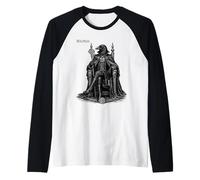 Malphas Corona di Ali Nere Maglia con Maniche Raglan