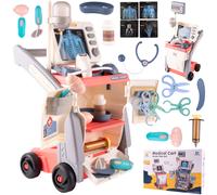 Malplay Doctor Set Accessori per Auto Grandi ECG Bambini Little Doctor da 3 A...