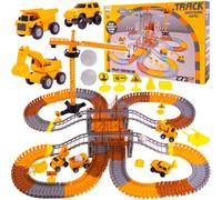 MalPlay Pista Auto 273 Elementi con Veicoli da Costruzione | Binario Cantiere...