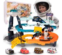 Malplay Pista Car Track Set con 4 Auto Auto Auto Elettriche Autodromo Kosmos ...