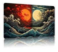 Malqiqi Magic Mat - Tappetino da gioco per MTG e TCG, 63 - 61 x 35 cm, con borse di stoccaggio incluse